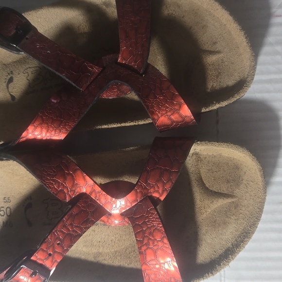 Birks Red Sandal - Picture 3 of 5
